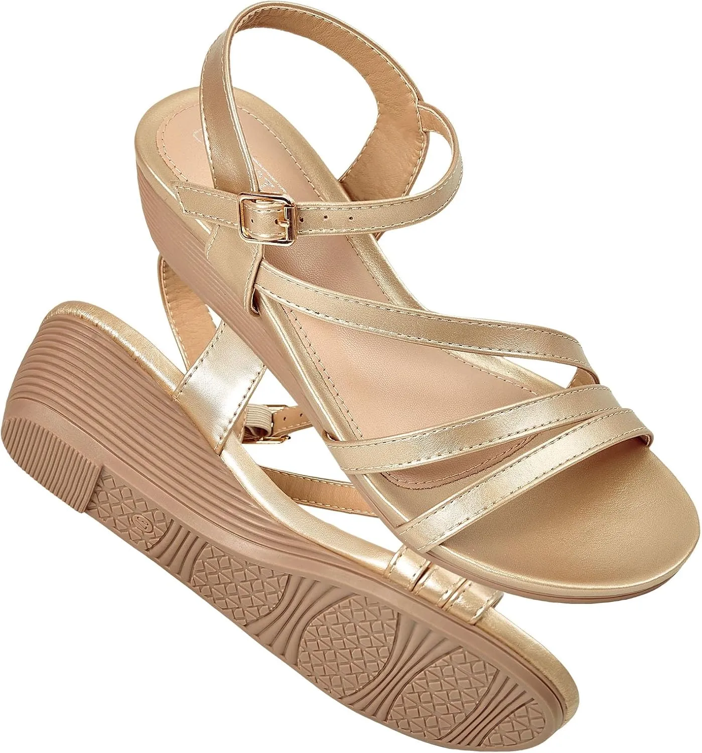 Wedge Sandals for Women Dressy - Summer Comfortable Platform Womens Sandal