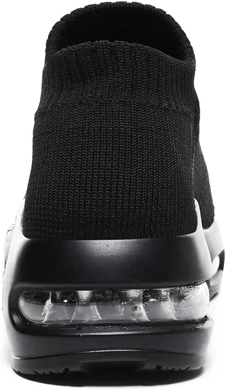Women Knitted Upper Air Cushion Sole Lightweight Slip-On Sock Sneakers Casual Walking Shoes Doctor and Nurse Work Shoes
