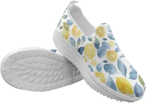 Women Slip-on Platform Loafers Casual Comfortable Loafer Shoes Slip Resistant Walking Sneaker