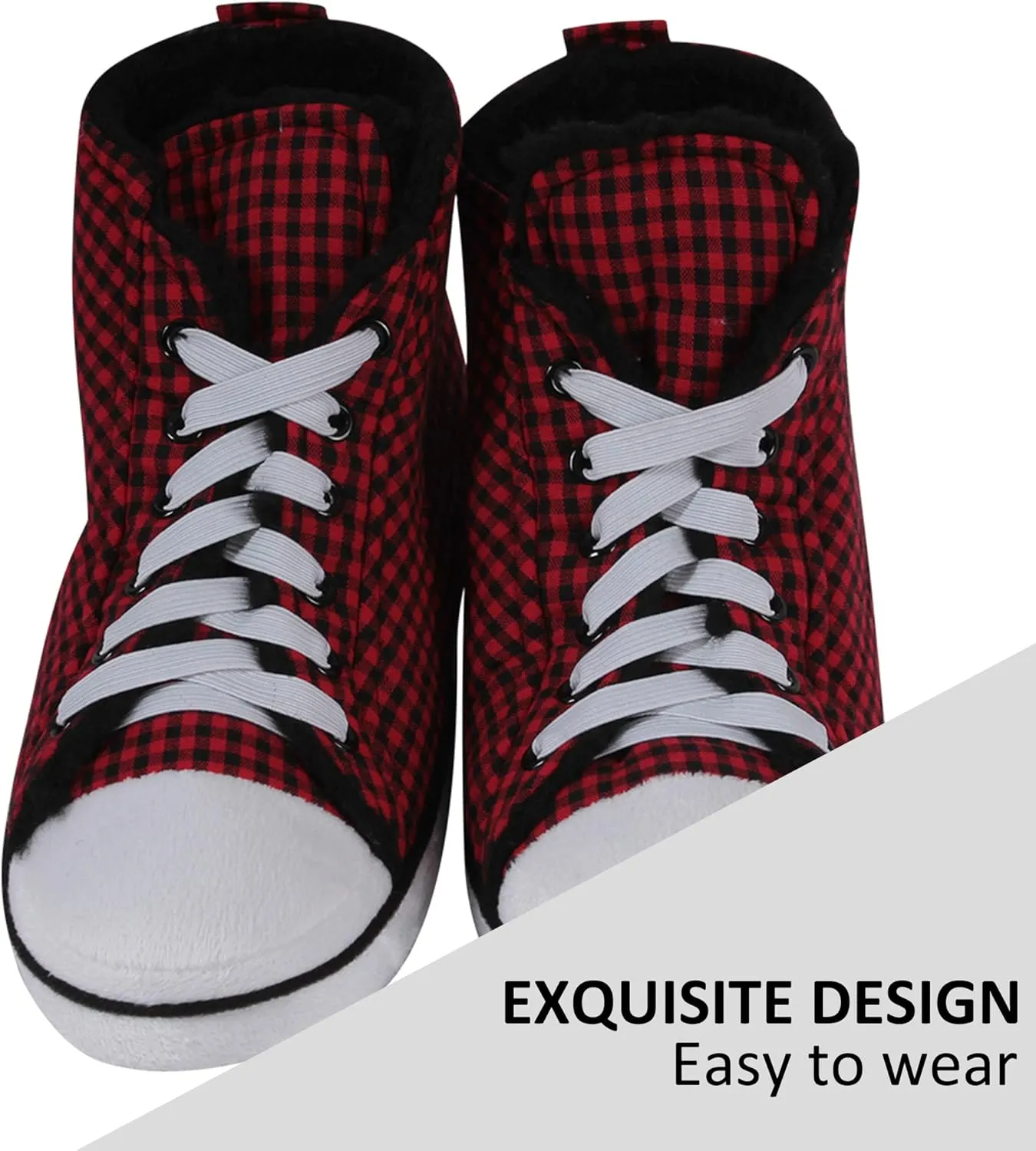 Women Warm Indoor Slipper Boots Women's Winter Anti-Slip Ankle Booties Slip On Fur Lined House Shoe