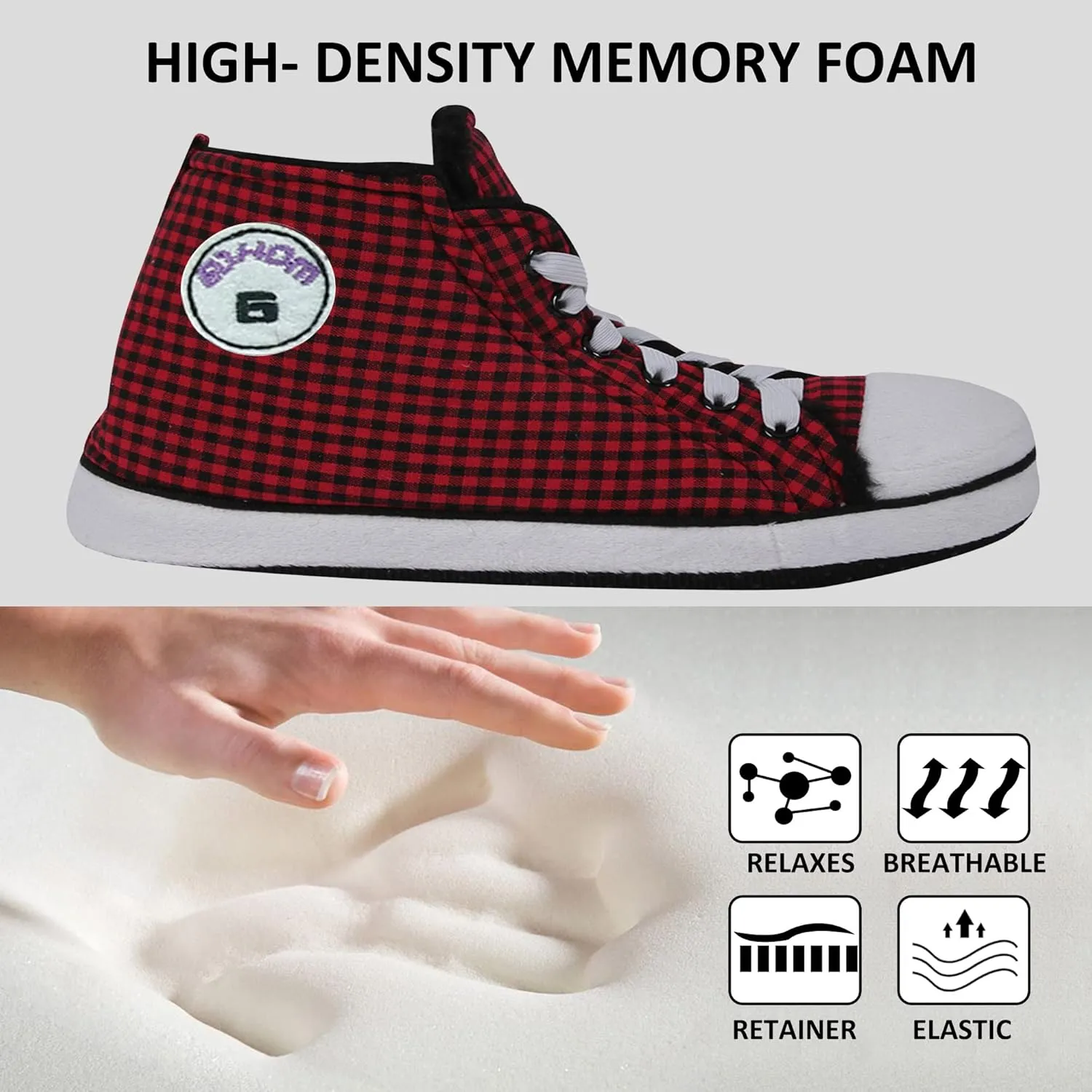 Women Warm Indoor Slipper Boots Women's Winter Anti-Slip Ankle Booties Slip On Fur Lined House Shoe
