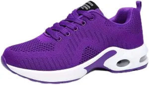 Women's Air Running Shoes Lightweight Comfortable Non-Slip Walking Shoe Outdoor Breathable Fashion Mesh Sneakers