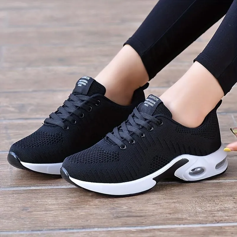 Women's Air Running Shoes Lightweight Comfortable Non-Slip Walking Shoe Outdoor Breathable Fashion Mesh Sneakers