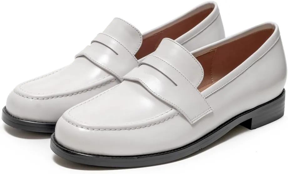 Women's Classic Flat Leather Penny Loafer
