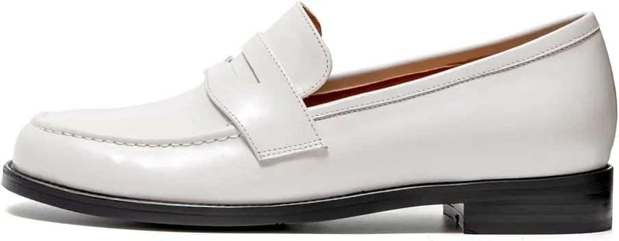 Women's Classic Flat Leather Penny Loafer