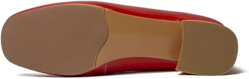 Women's Dress Leather Heels Loafer