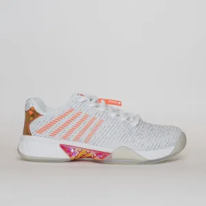 Women's Hypercourt Express 2 LIL White/Dove/Orange Glow (FINAL SALE)