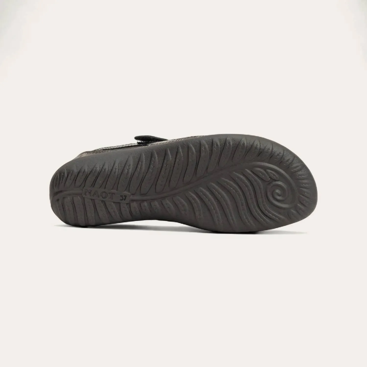 Women's Kirei Mary Jane Shoes - Medium In Soft Black/metallic Onyx/black Luster