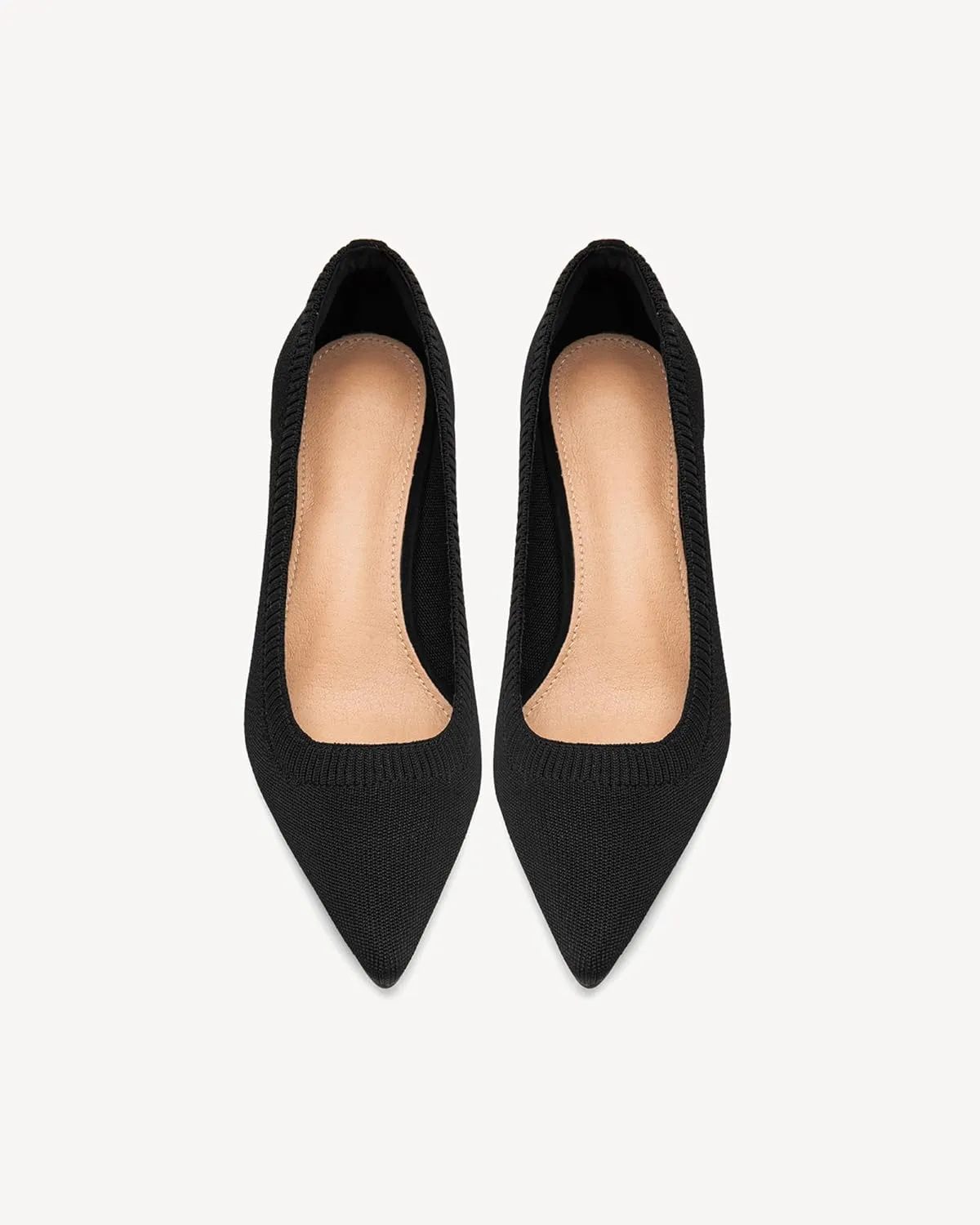Women's Knit Stiletto Pumps - Summer Breathable Solid Color Pointed Toe High Heels for Work, Parties & Formal Occasions