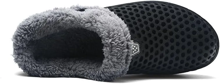 Women's Lined Clog Breathable Mesh Lining Indoor Outdoor Walking Garden Clogs Winter Slippers