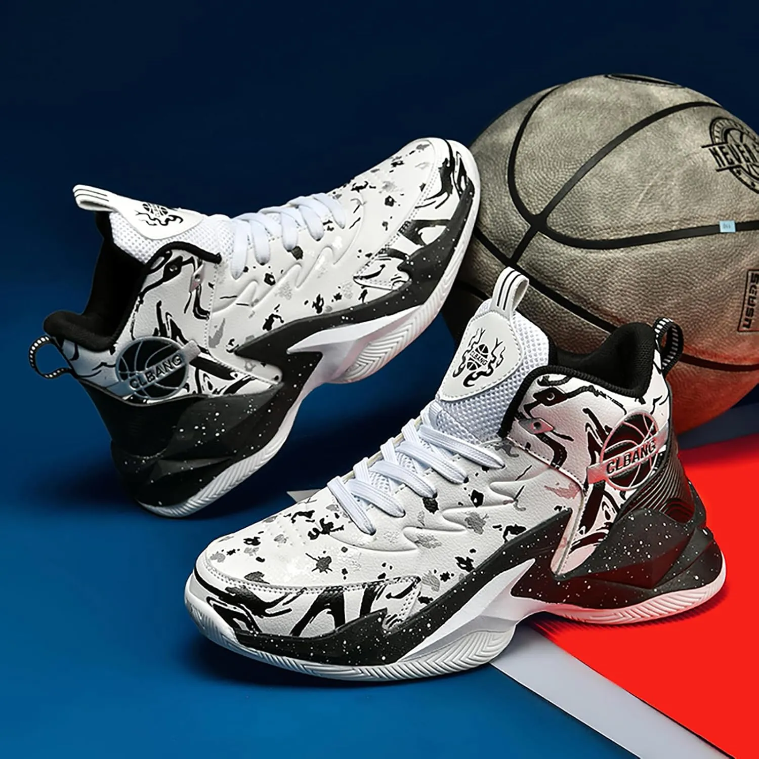 Womens Mens Basketball Shoes Breathable Running Athletic Cushion Sports Fashion Sneakers Non Slip Shoe