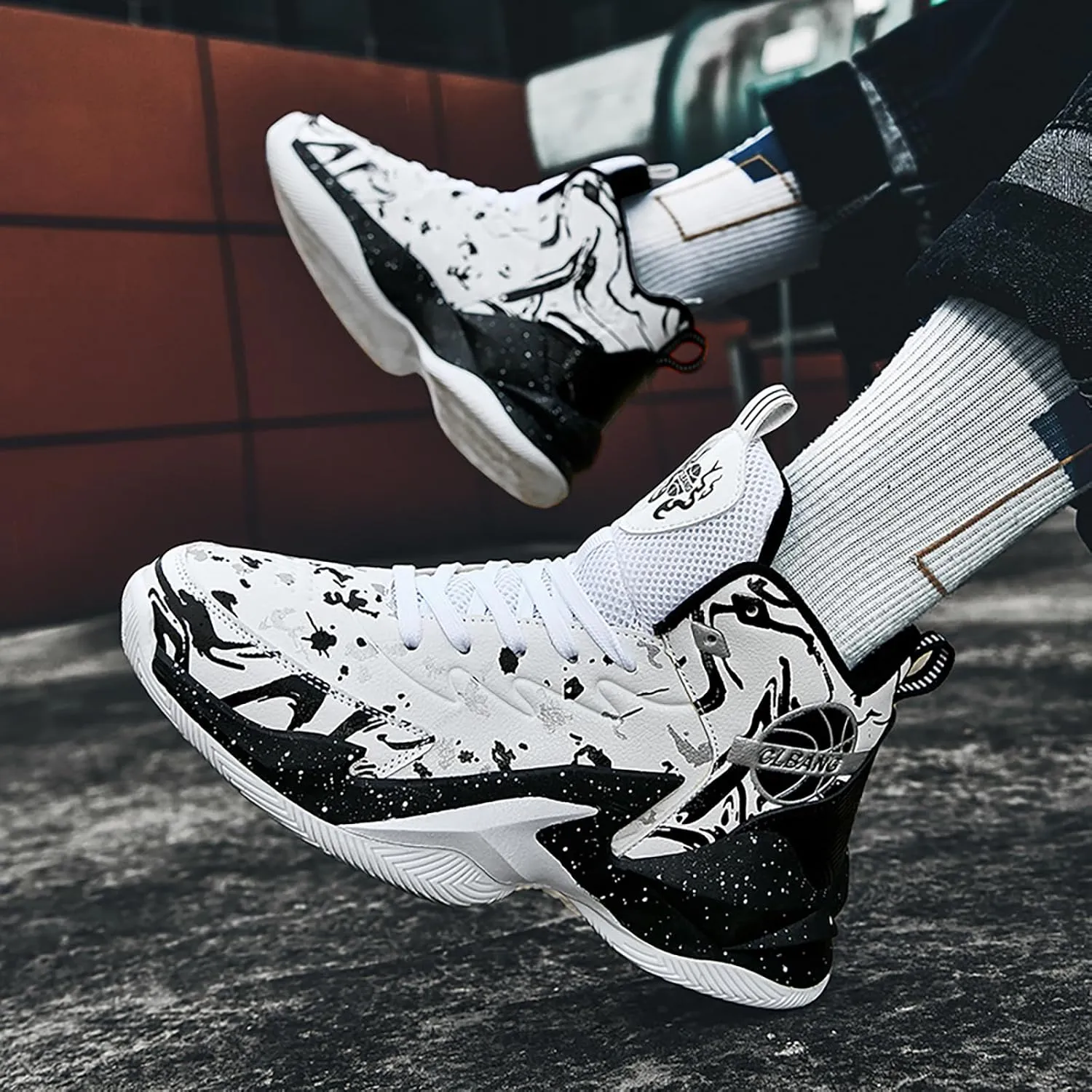 Womens Mens Basketball Shoes Breathable Running Athletic Cushion Sports Fashion Sneakers Non Slip Shoe