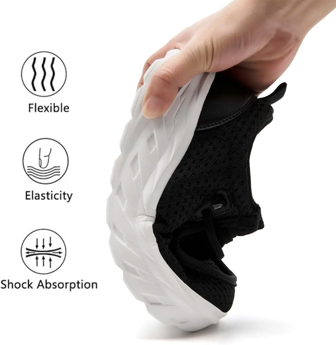 Womens Shoes Slip On Walking Sneaker Loafers for Women Boat Shoes Thick Sole Casual Tennis Sports Shoes Height Increase Sneakers