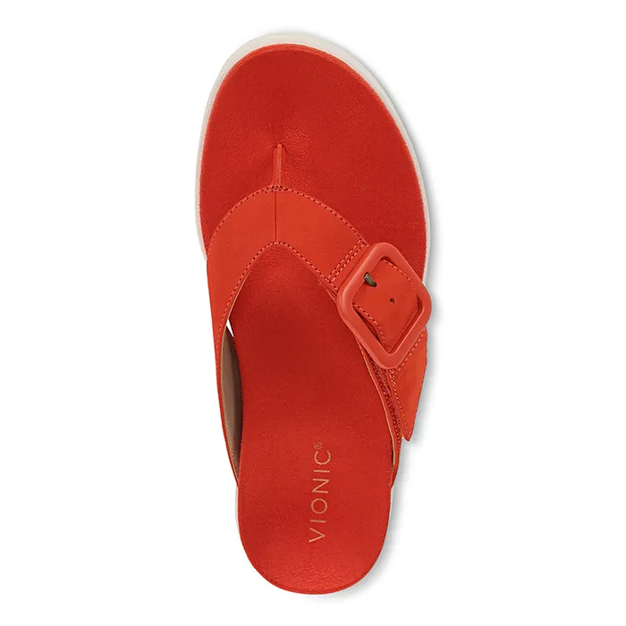 Womens Vionic Uptown Marin in Cherry Tomato