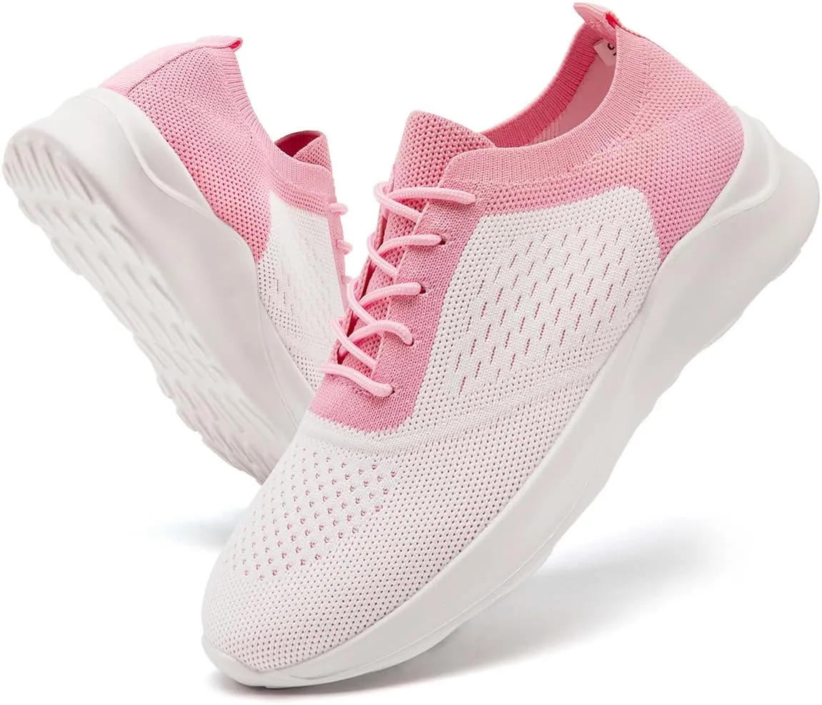 Womens Walking Shoes Sneakers Sports Workout Gym Shoes for Running Tennis Athletic Casual Shoes Jogging Lightweight Breathable Comfortable Fashion