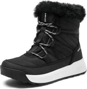 Women's Warm Snow Boots Cold Weather Winter Boots Fur Lined Comfortable Lightweight