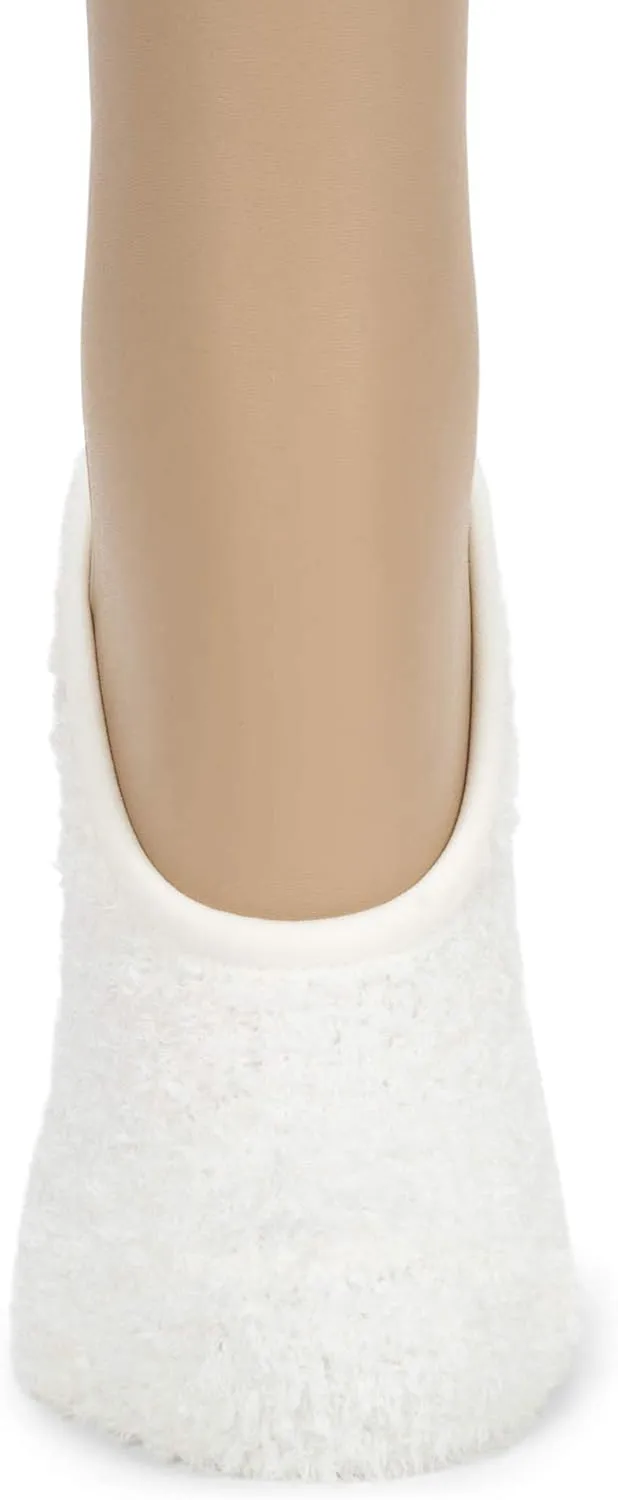 World's Softest Super Soft Cozy Footsie Slipper Socks with Grippers - One Size Fits Most