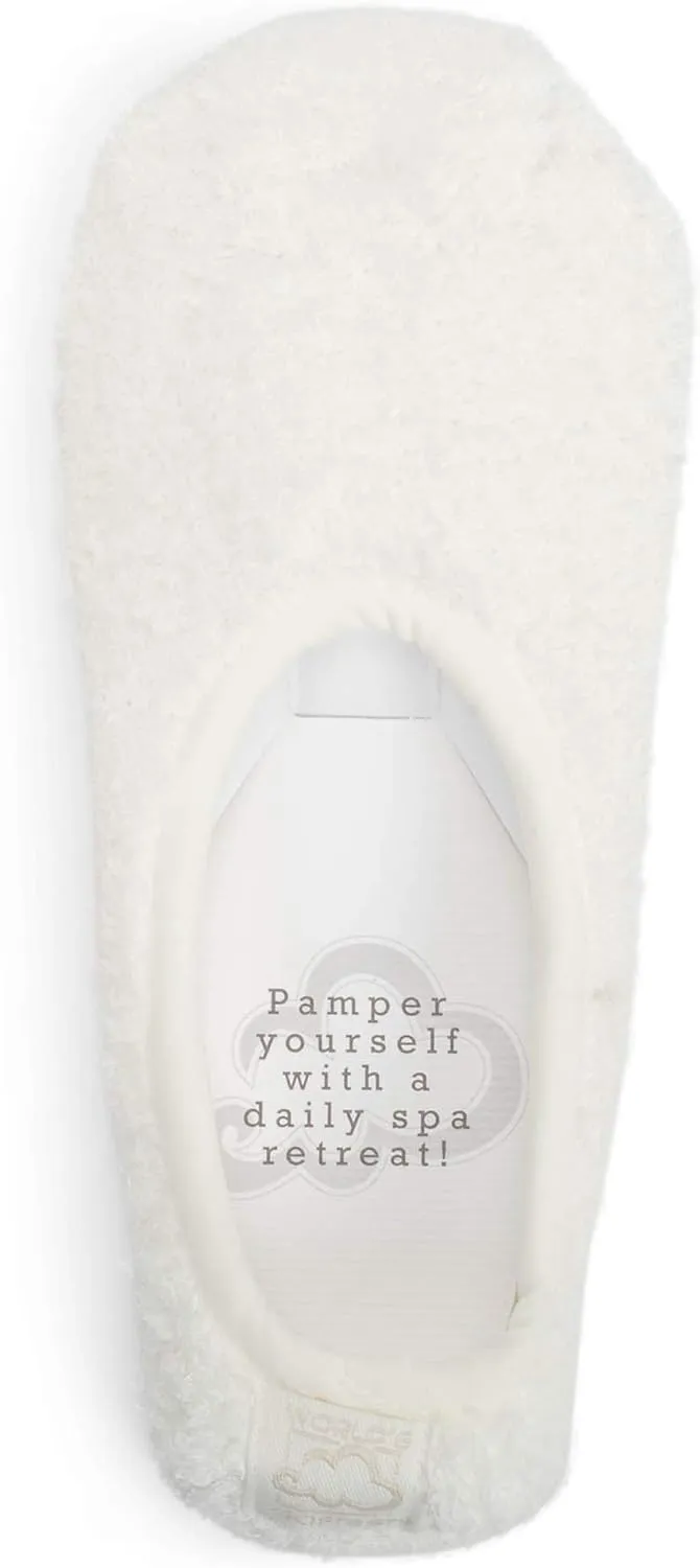 World's Softest Super Soft Cozy Footsie Slipper Socks with Grippers - One Size Fits Most