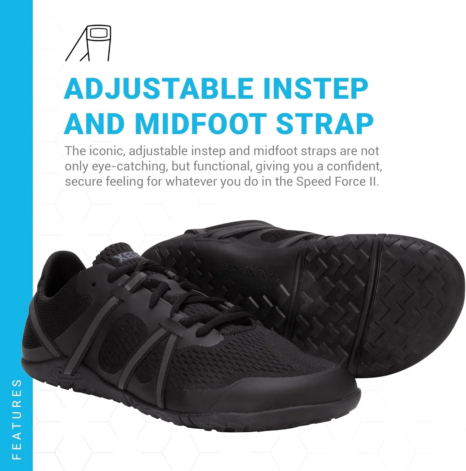 Xero Shoes Barefoot Shoes for Men | Speed Force Men’s Barefoot Running Shoes | Zero Drop, Wide Toe Box, Ultra Lightweight, Minimalist |