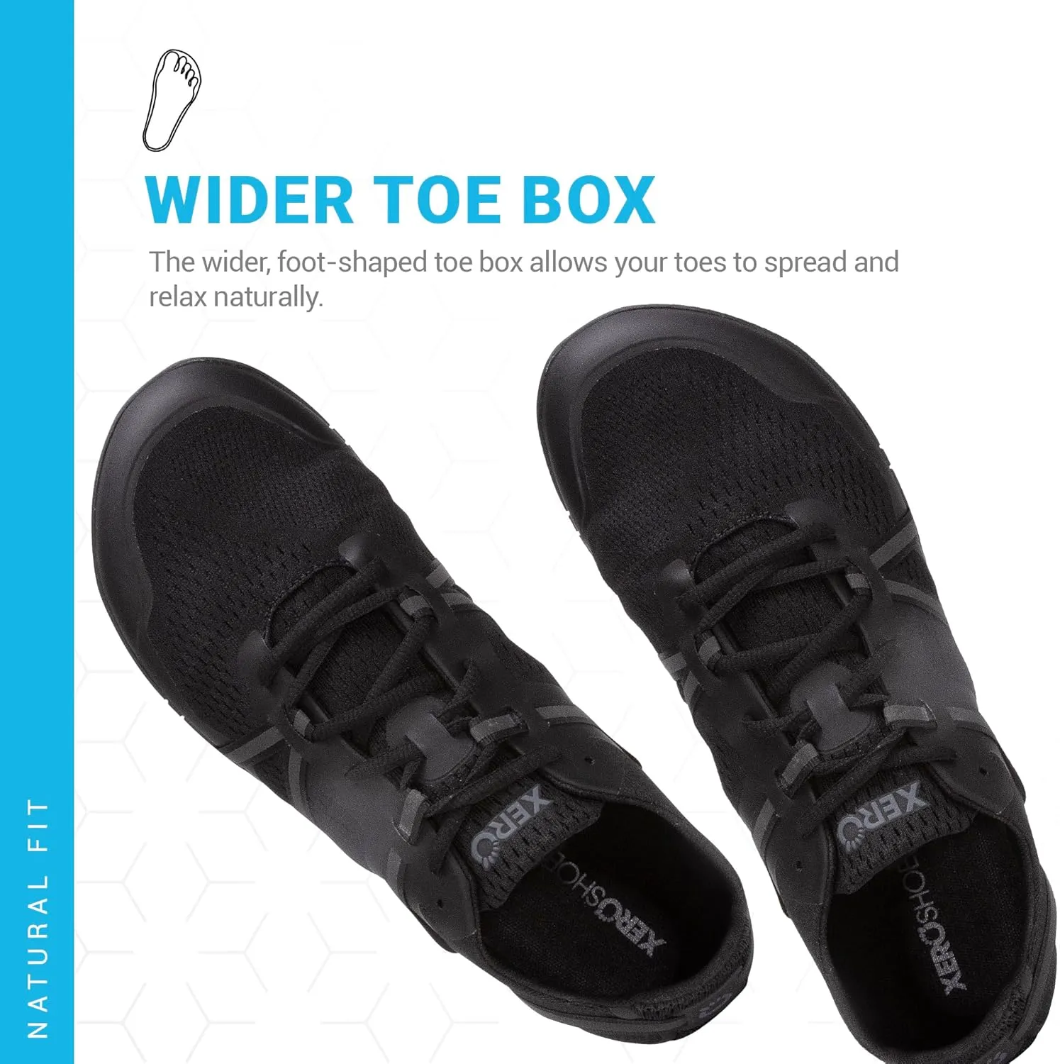 Xero Shoes Barefoot Shoes for Men | Speed Force Men’s Barefoot Running Shoes | Zero Drop, Wide Toe Box, Ultra Lightweight, Minimalist |