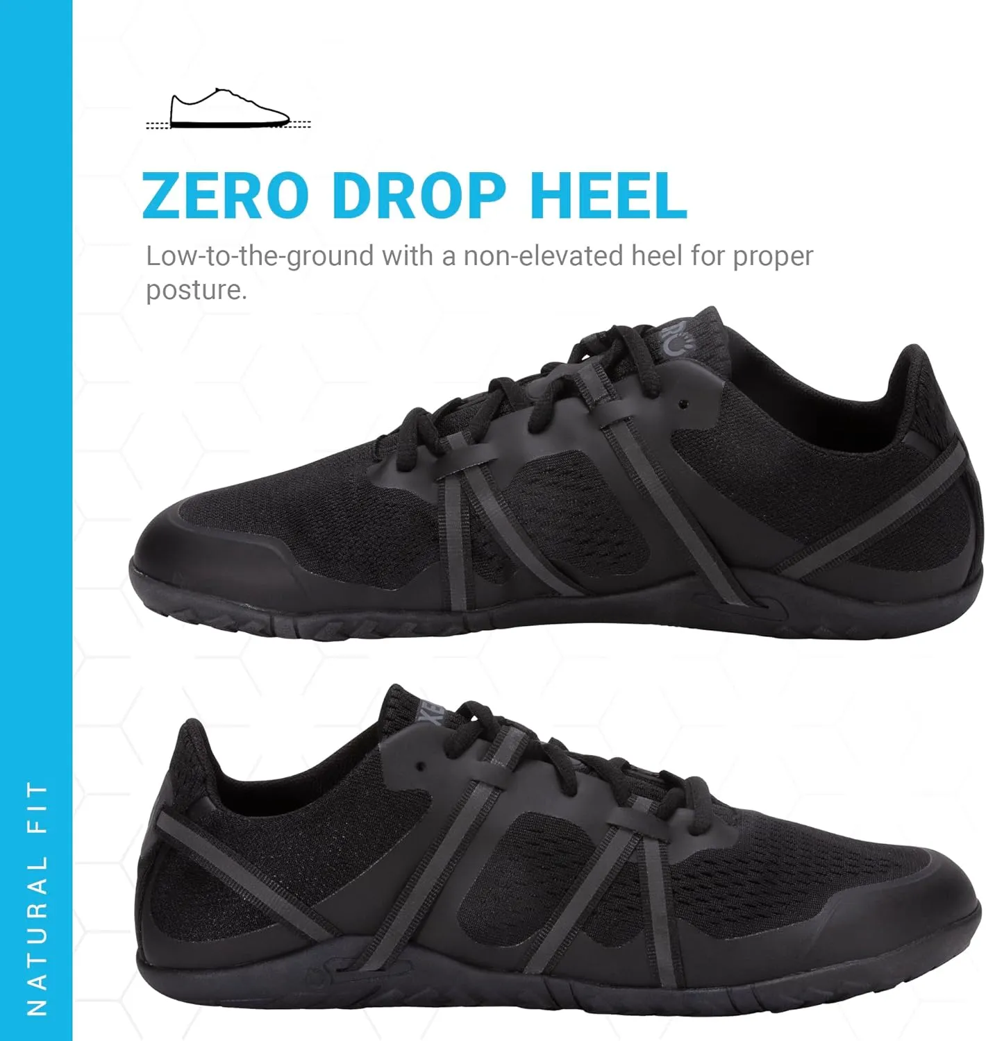 Xero Shoes Barefoot Shoes for Men | Speed Force Men’s Barefoot Running Shoes | Zero Drop, Wide Toe Box, Ultra Lightweight, Minimalist |