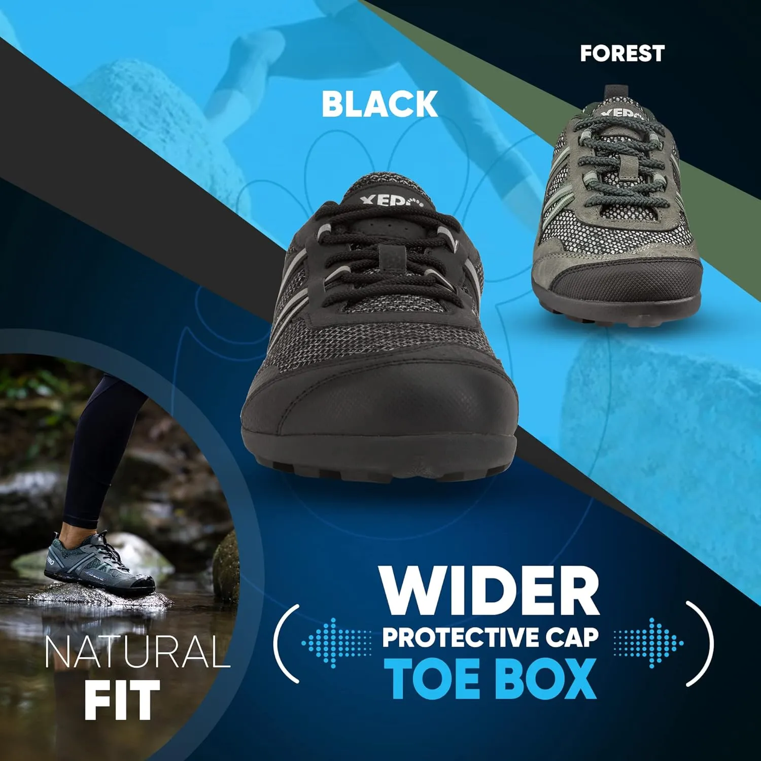 Xero Shoes Women's TerraFlex Lightweight Trail Running & Hiking Shoe - Zero Drop