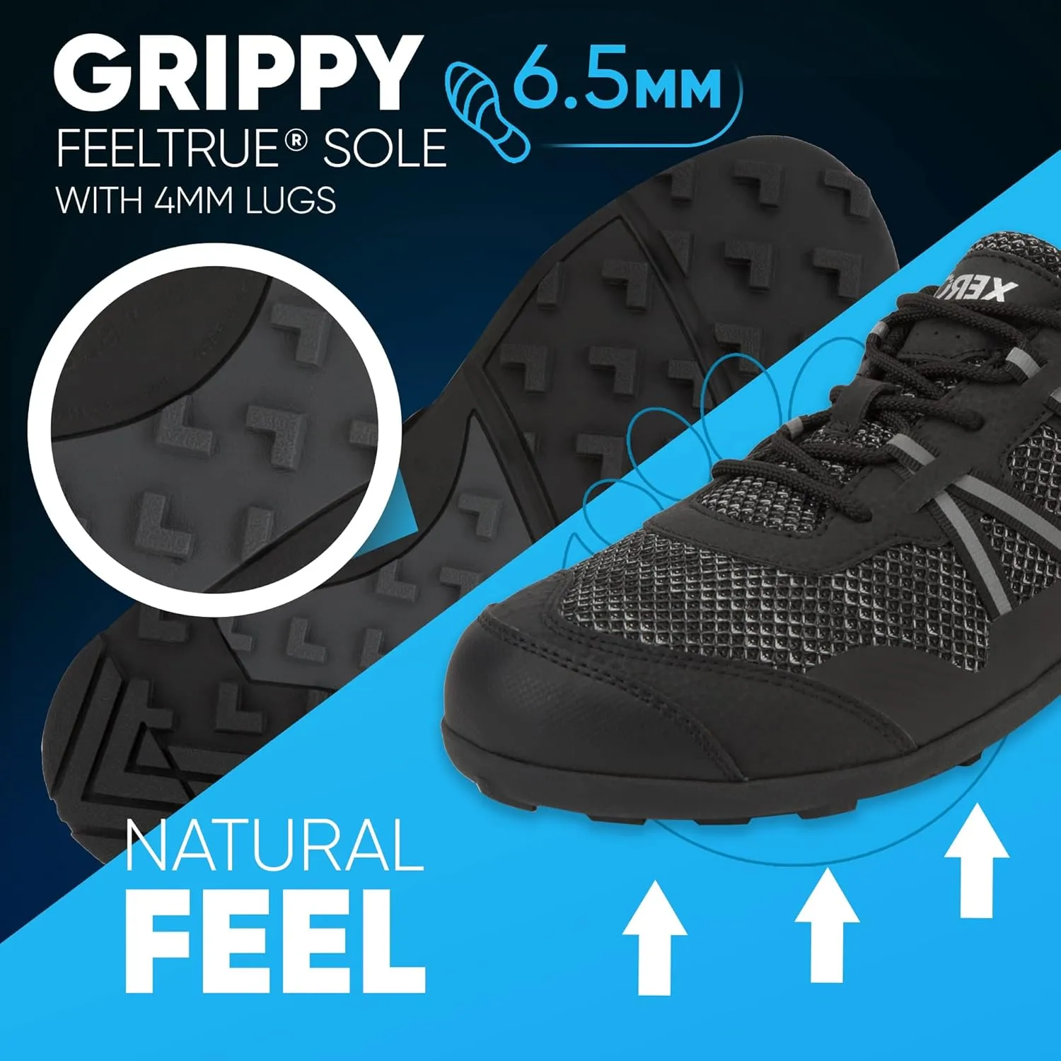 Xero Shoes Women's TerraFlex Lightweight Trail Running & Hiking Shoe - Zero Drop