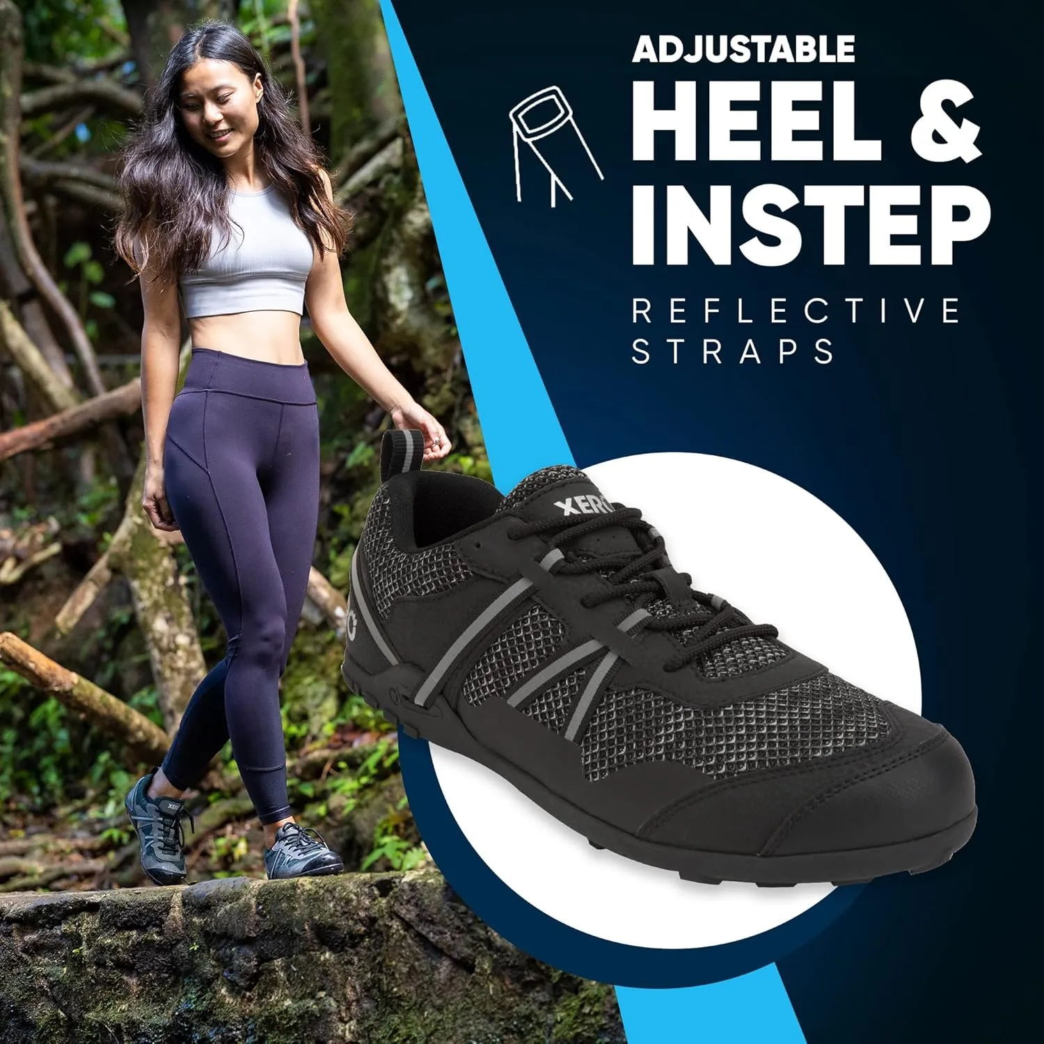 Xero Shoes Women's TerraFlex Lightweight Trail Running & Hiking Shoe - Zero Drop