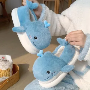 XIXITIAO Fuzzy Slippers,Cute Slippers for Women Men,Kawaii Cartoon Animal Slippers Plush House Shoes,Womens Slides for Indoor pantuflas para de mujer